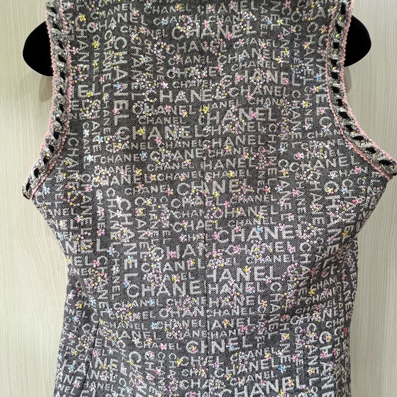 Chanel小香香奈兒Jennie同款滿版亮片背心（全新）-2