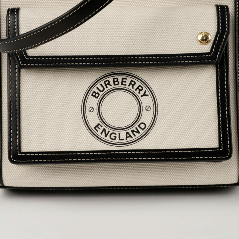 BURBERRY 口袋迷你手提單肩包 8028058-1