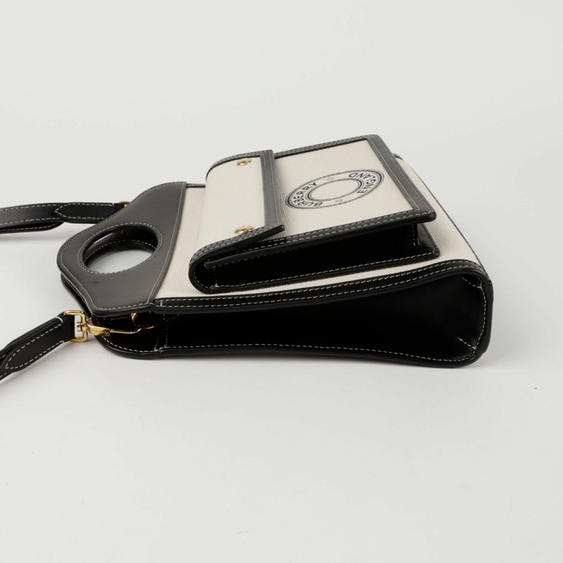 BURBERRY 口袋迷你手提單肩包 8028058-3