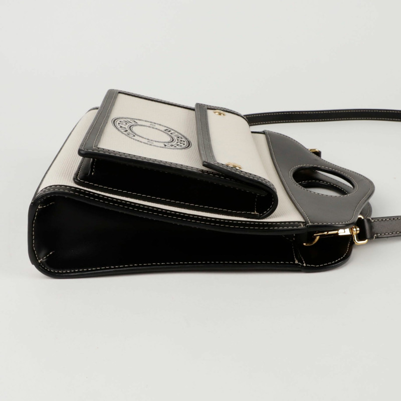 BURBERRY 口袋迷你手提單肩包 8028058-5