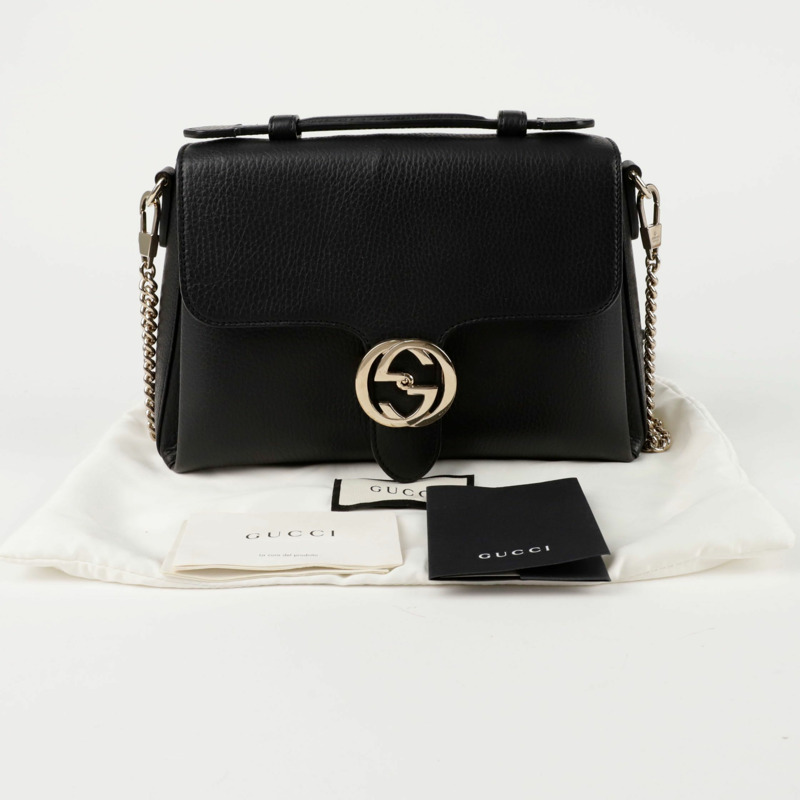 GUCCI 互扣式頂部手把手提單肩包 510302-0