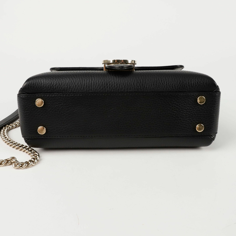 GUCCI 互扣式頂部手把手提單肩包 510302-10