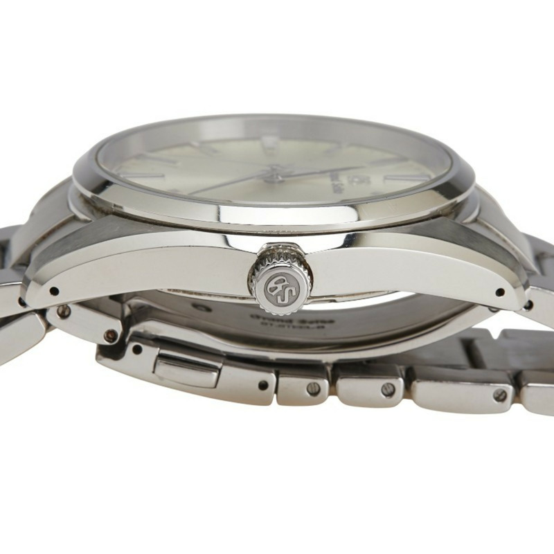 精工 Grand Heritage 系列腕錶 9F85-0AC0 石英銀色錶盤不鏽鋼男士腕錶-4