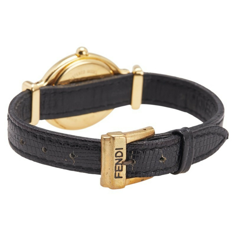 Fendi Chameleon腕錶，640L石英機芯，白色錶盤，不鏽鋼錶殼，皮革錶帶，5種顏色可選，女士款，可更換錶帶-2