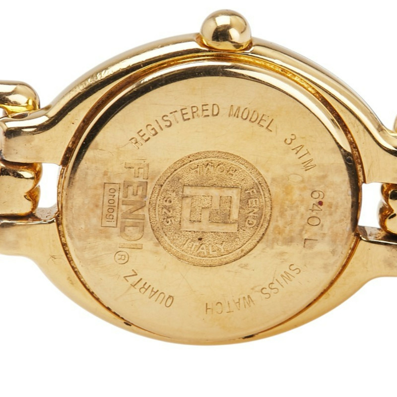 Fendi Chameleon腕錶，640L石英機芯，白色錶盤，不鏽鋼錶殼，皮革錶帶，5種顏色可選，女士款，可更換錶帶-3