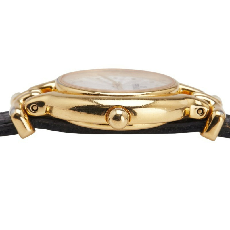 Fendi Chameleon腕錶，640L石英機芯，白色錶盤，不鏽鋼錶殼，皮革錶帶，5種顏色可選，女士款，可更換錶帶-4