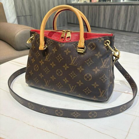 *SHIHNA名牌精品* LV Monogram Pallas BB 手提/斜背二用包