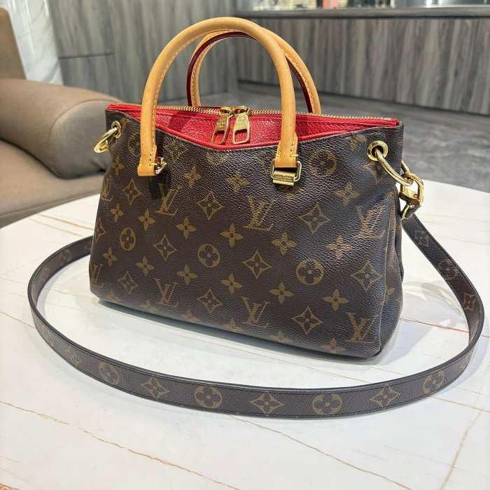 *SHIHNA名牌精品* LV Monogram Pallas BB 手提/斜背二用包-0