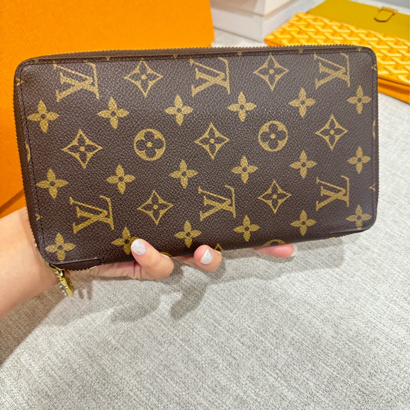 lv 經典老花長夾-0