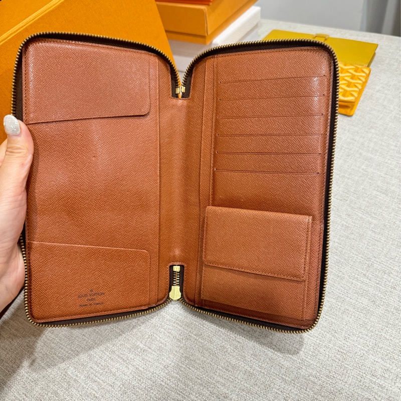 lv 經典老花長夾-6