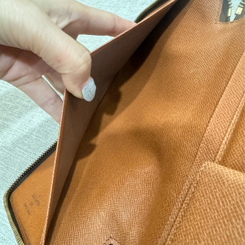 lv 經典老花長夾-8