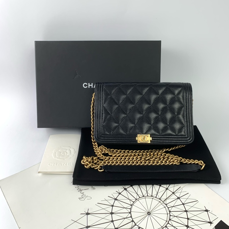 Chanel Leboy woc荔枝皮芯片款-0