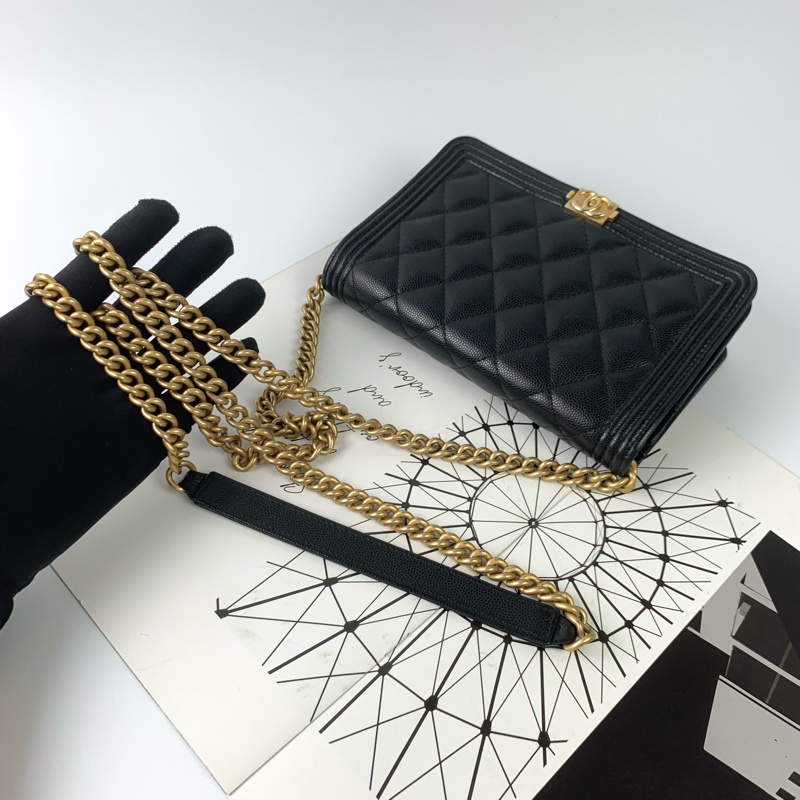 Chanel Leboy woc荔枝皮芯片款-9