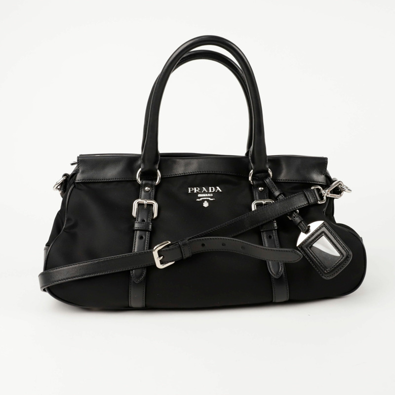 PRADA 金屬Logo手提單肩包 BN2032-1