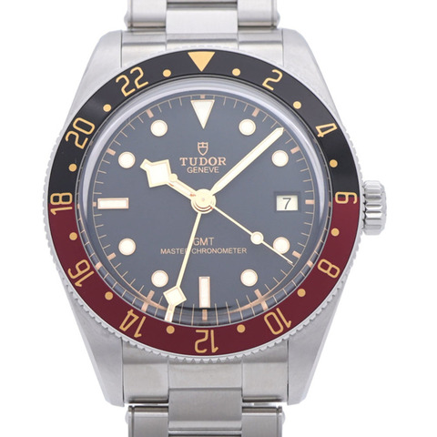 近全新 Tudor 自動機械 Black Bay GMT 7939G1A0NRU 不鏽鋼男士腕錶 0324