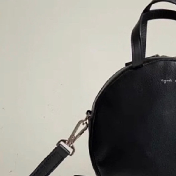 agnes b 圓形兩用包-7