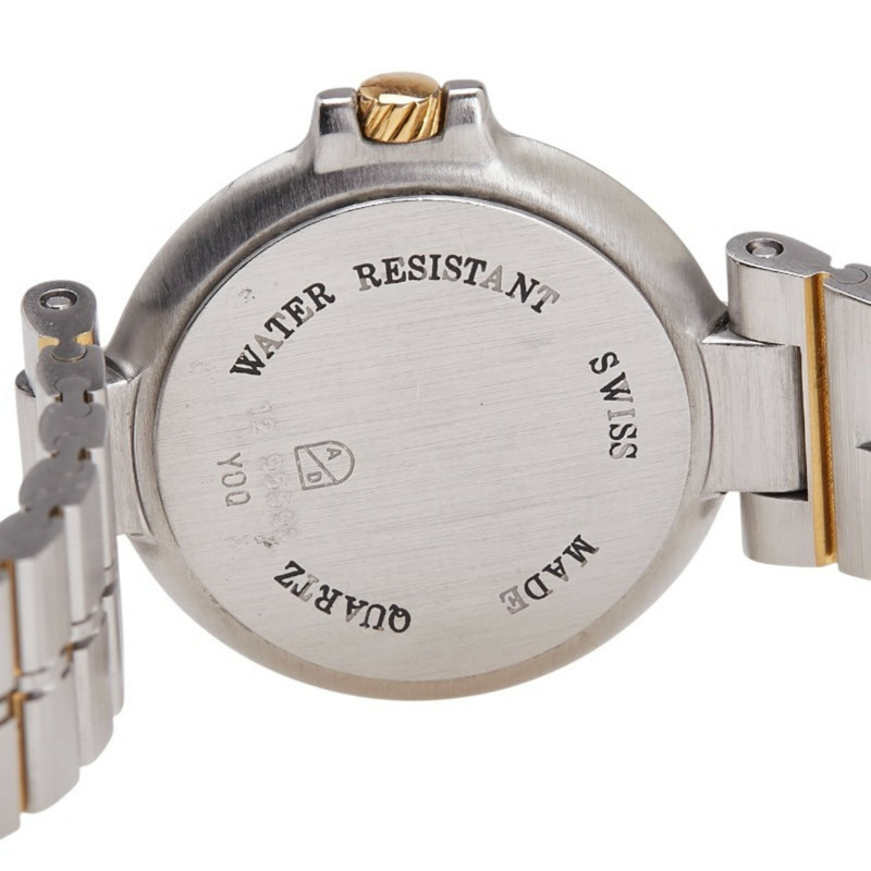 登喜路女士石英錶，金色錶盤，不鏽鋼鍍層-3