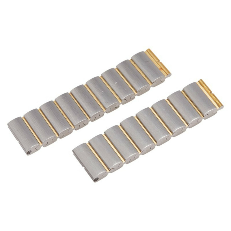 登喜路女士石英錶，金色錶盤，不鏽鋼鍍層-6