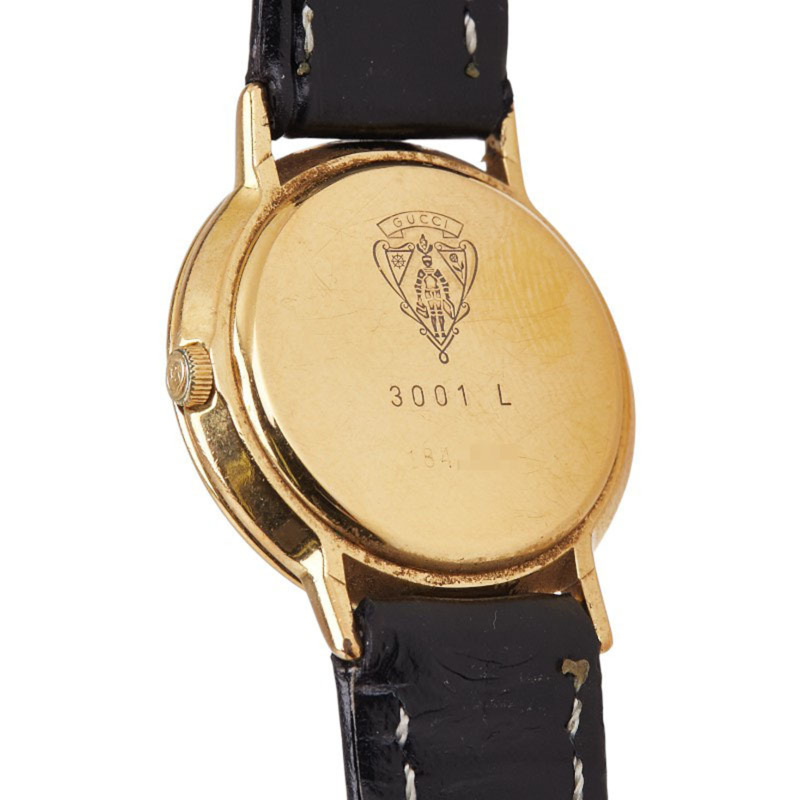 Gucci Sherry Line 錶盤錶帶（非原廠）3001L 石英錶，多色錶盤，不鏽鋼和皮革材質，女士款-3