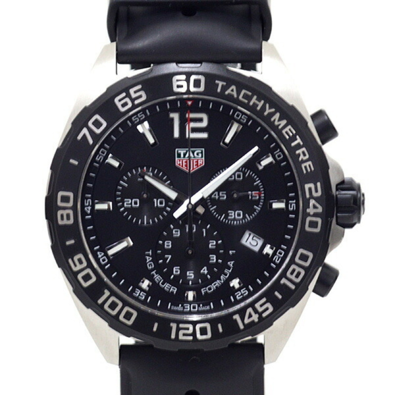 TAG Heuer 豪雅一級方程式男士腕錶 CAZ1010，黑色錶盤，石英機芯，錶殼已清洗-0