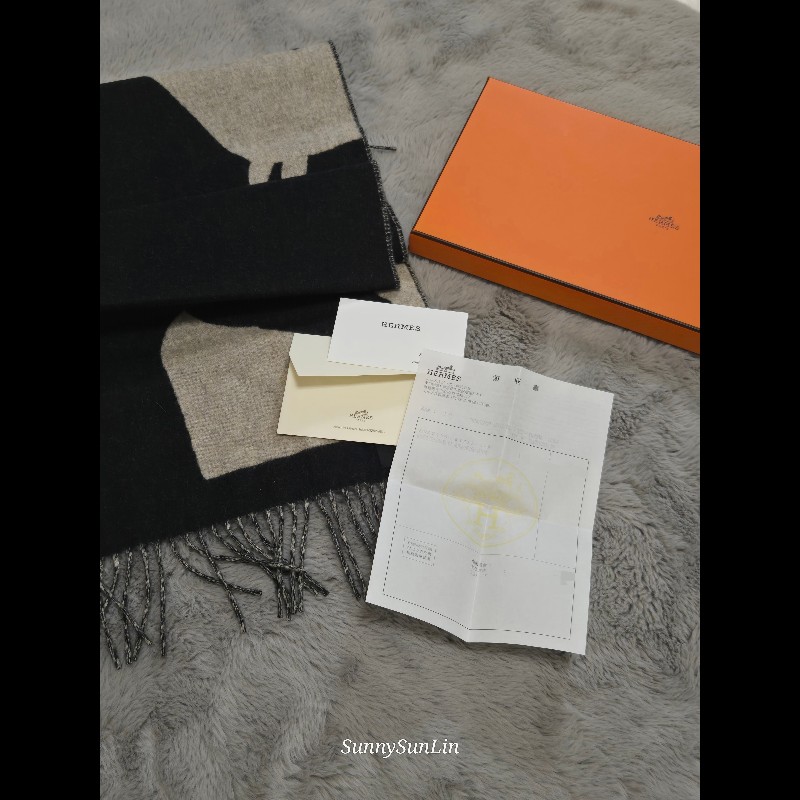 Hermes愛馬仕馬頭love story圍巾-15