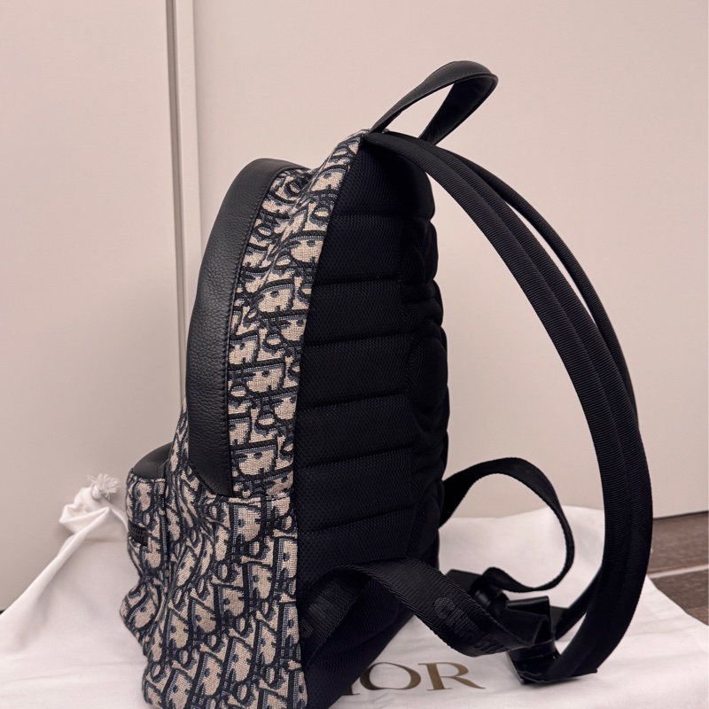 Dior rider 迪奧藍色老花小號後背包-14