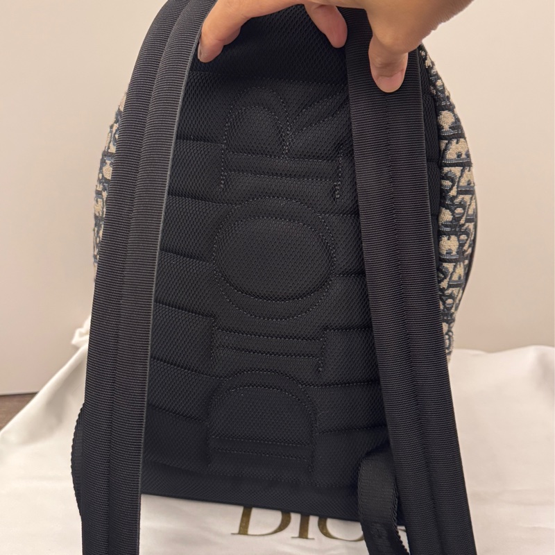 Dior rider 迪奧藍色老花小號後背包-16