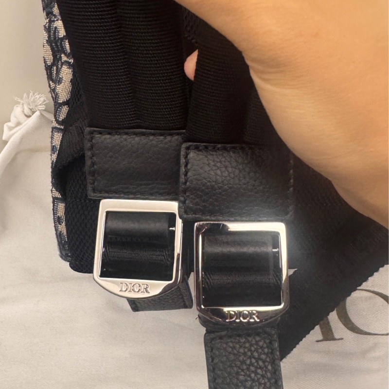 Dior rider 迪奧藍色老花小號後背包-17