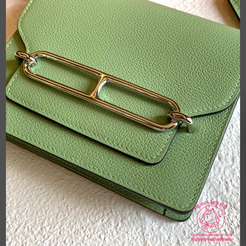 Rubyloveshermes愛馬仕roulis slim wallet牛油果綠腰包｜手拿包hermes-1