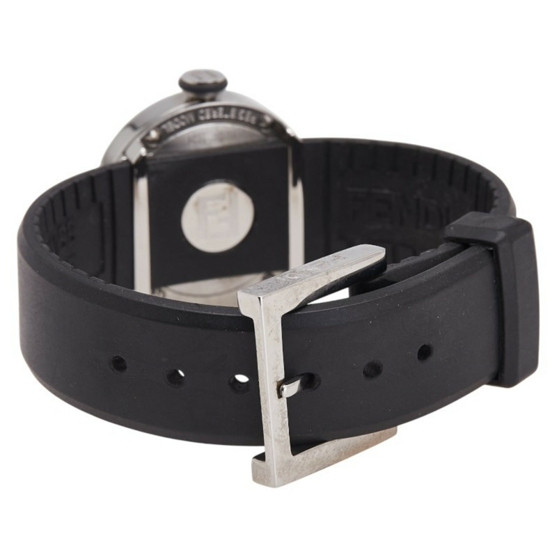 Fendi Bousra 8010L 石英粉紅錶盤不鏽鋼橡膠錶帶女錶 FENDI-2