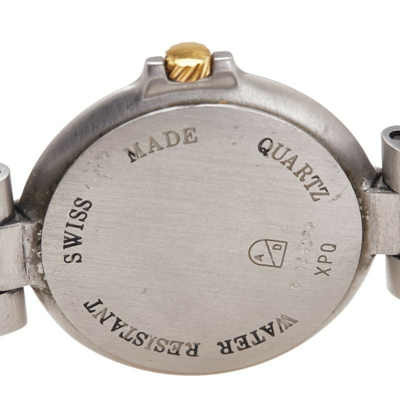 登喜路千禧石英腕錶，白色錶盤，不鏽鋼錶殼，女款-3