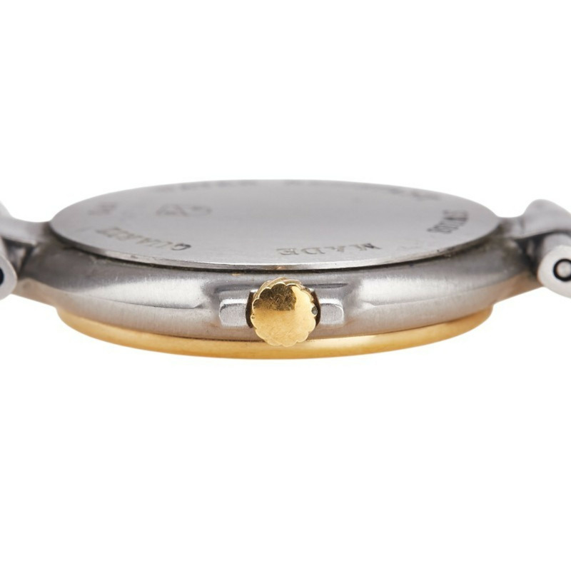 登喜路千禧石英腕錶，白色錶盤，不鏽鋼錶殼，女款-4