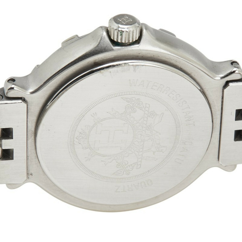 愛馬仕 Captain Nemo 女士腕錶，10ATU 石英機芯，白色錶盤，不鏽鋼錶殼-3