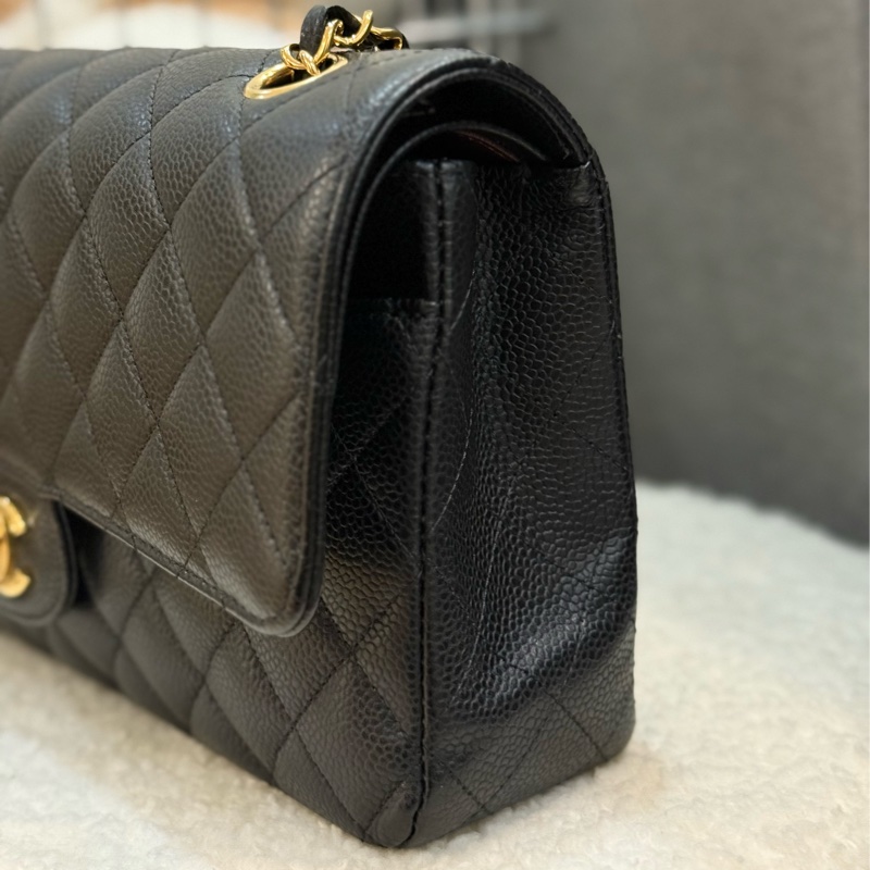 (閒置品)Chanel coco25 黑金荔枝 ✨最新晶片款-3