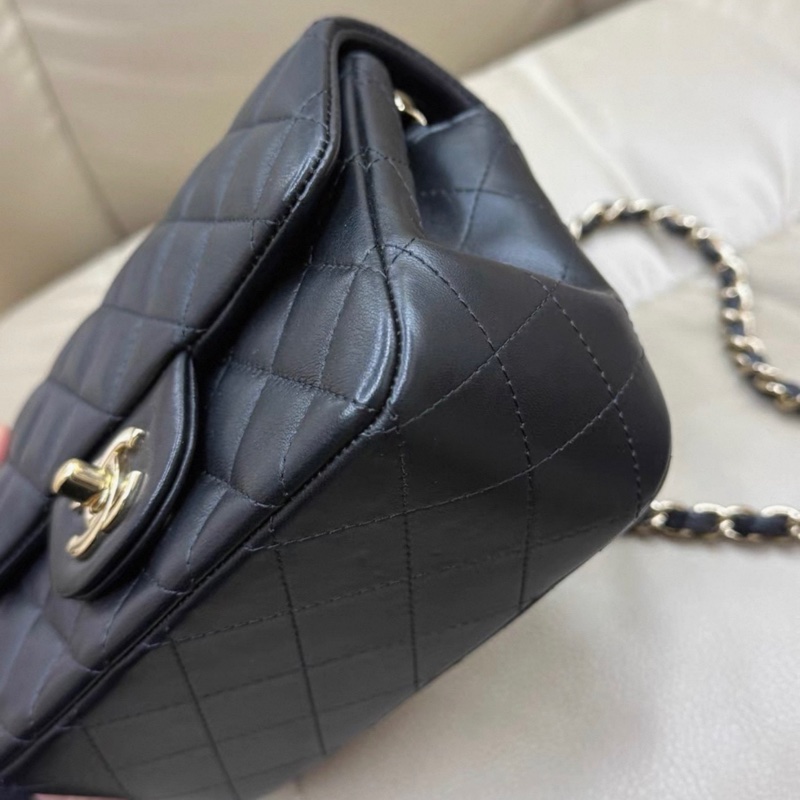 Chanel classic flap 方胖子30开有卡 98新左右 菱格纹饱满-3