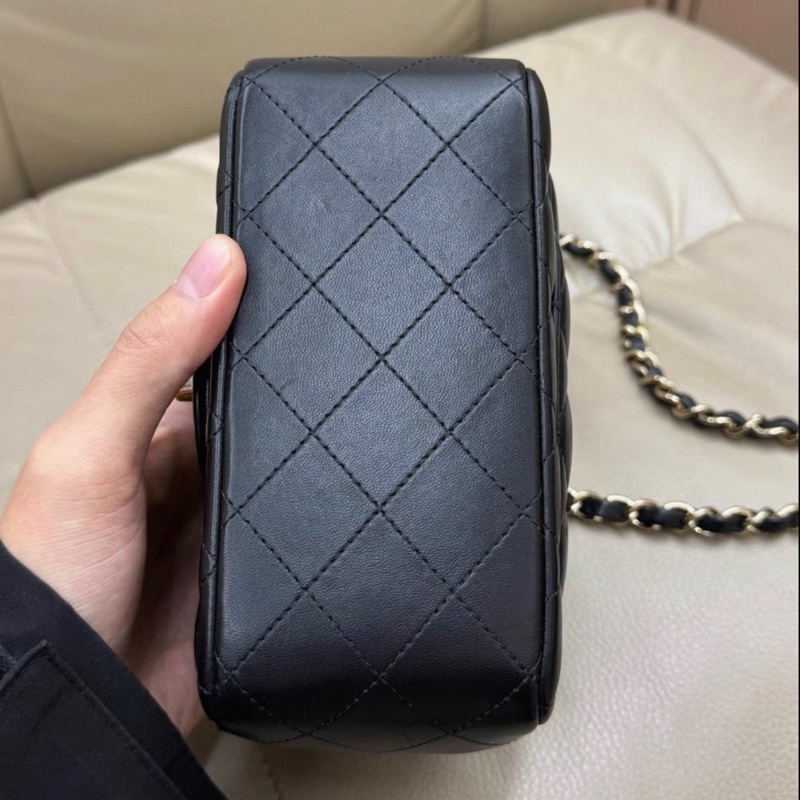 Chanel classic flap 方胖子30开有卡 98新左右 菱格纹饱满-6