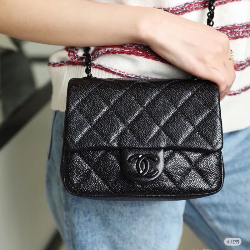 99新全配❤️ 香奈兒 #soblack #荔枝皮 #方胖子 #CF 17公分-4