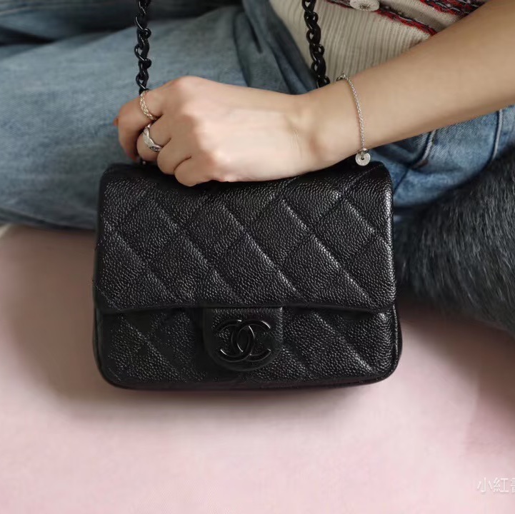 99新全配❤️ 香奈兒 #soblack #荔枝皮 #方胖子 #CF 17公分-7