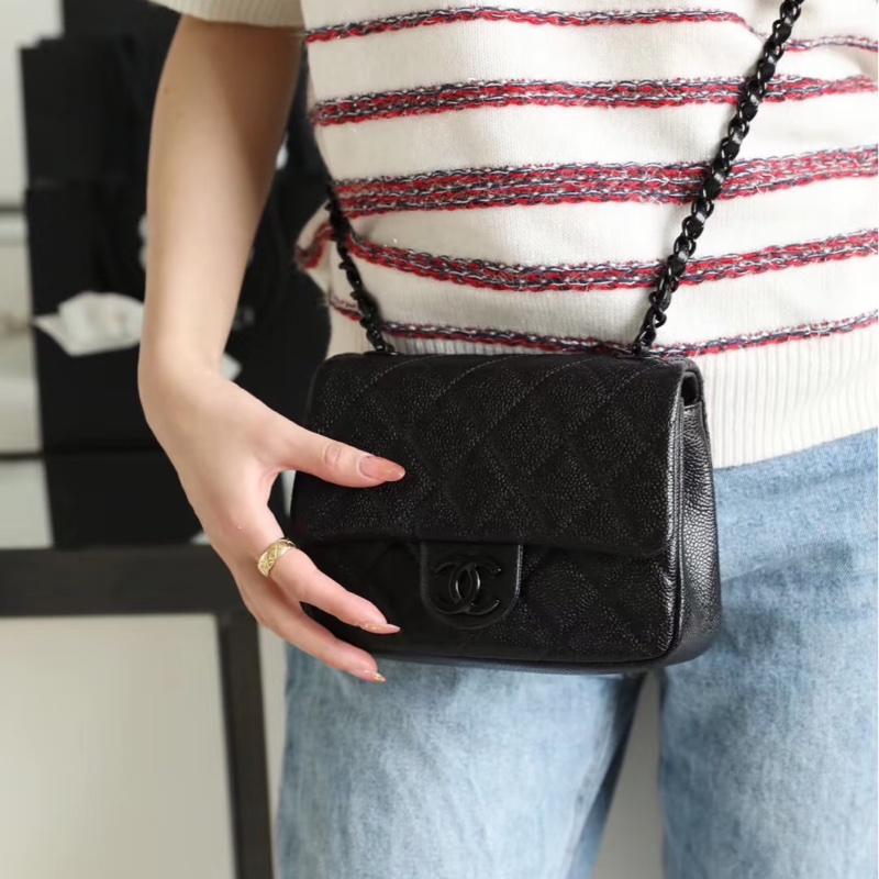 99新全配❤️ 香奈兒 #soblack #荔枝皮 #方胖子 #CF 17公分-9