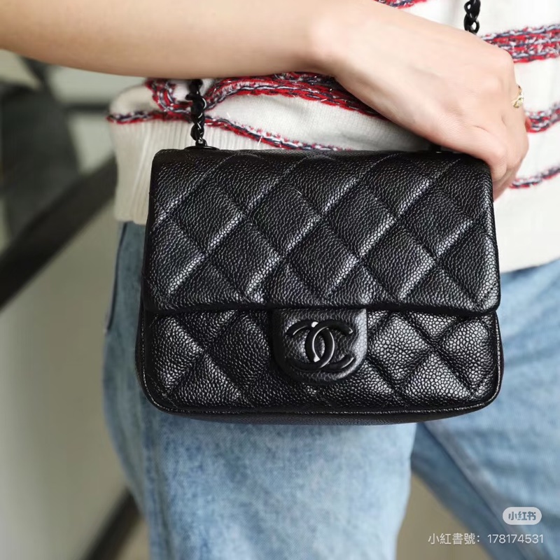 全配🈶購證❤️ 香奈兒 #soblack #荔枝皮 #方胖子 #CF 17公分-8