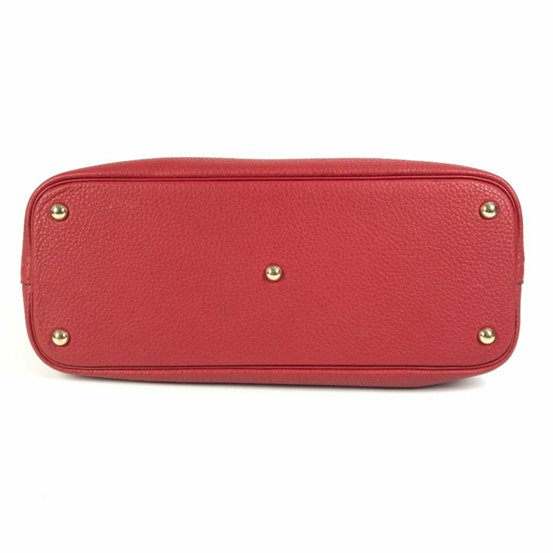 愛馬仕 Bolide 35 兩用肩背包/手提包，Taurillon Clemence 皮革，女士款，胭脂紅-11