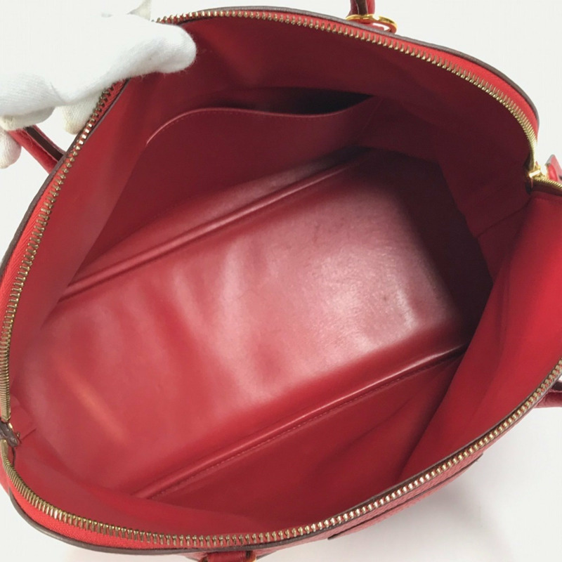 愛馬仕 Bolide 35 兩用肩背包/手提包，Taurillon Clemence 皮革，女士款，胭脂紅-15