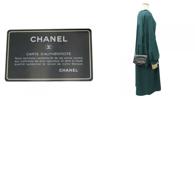 香奈兒半月形鏈條皮包背包，金屬質感柔軟魚子醬紋皮革，飾有銀色Coco標誌，女士款-9