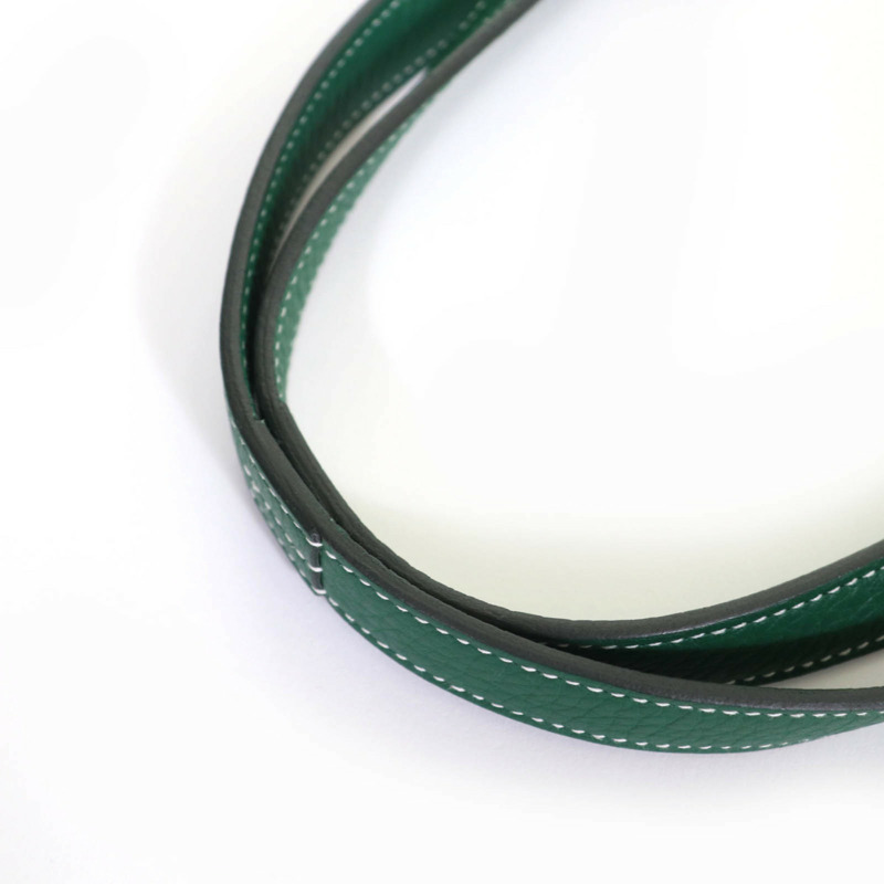 愛馬仕 Cabas Serie 31 Taurillon Clemence Vert Moyen 手提包，雙壓印，含防塵袋，法國製造，女士款-5