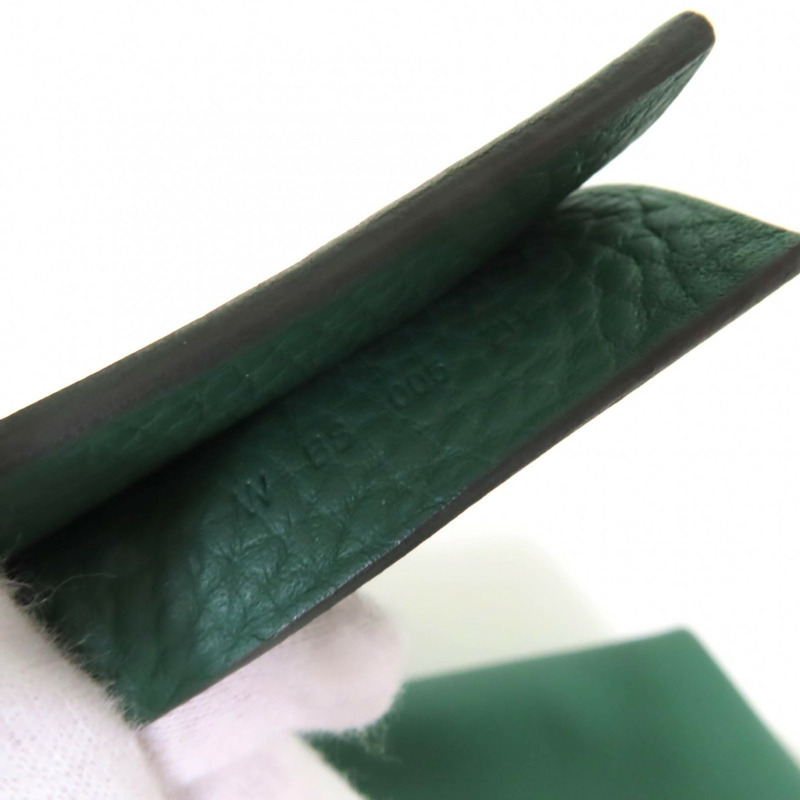 愛馬仕 Cabas Serie 31 Taurillon Clemence Vert Moyen 手提包，雙壓印，含防塵袋，法國製造，女士款-9