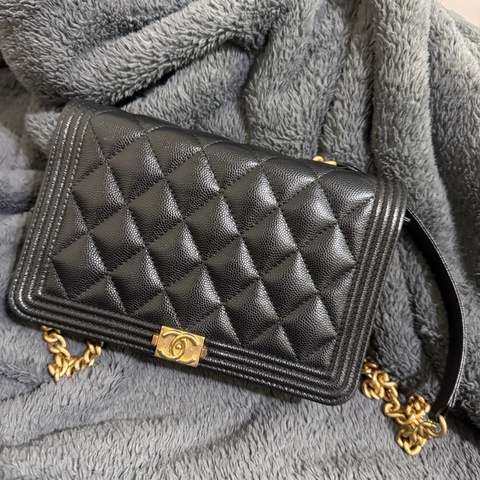 Chanel boy woc晶片款