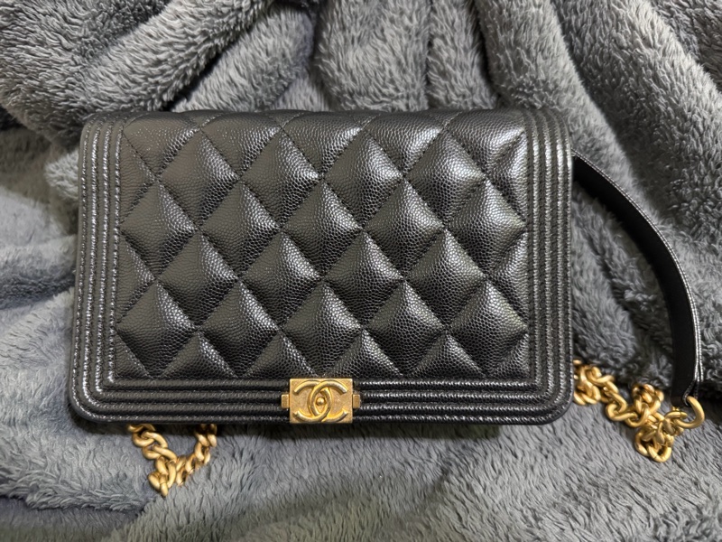 Chanel boy woc晶片款-1