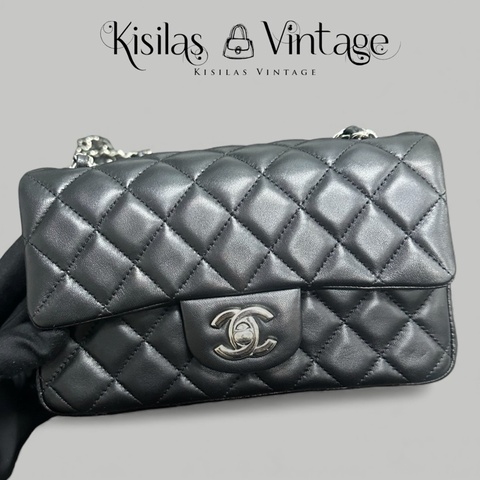Chanel Lambskin 20cm 羊皮大mini