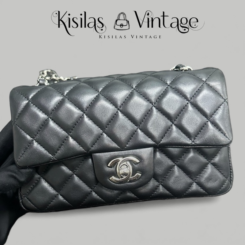 Chanel Lambskin 20cm 羊皮大mini-0