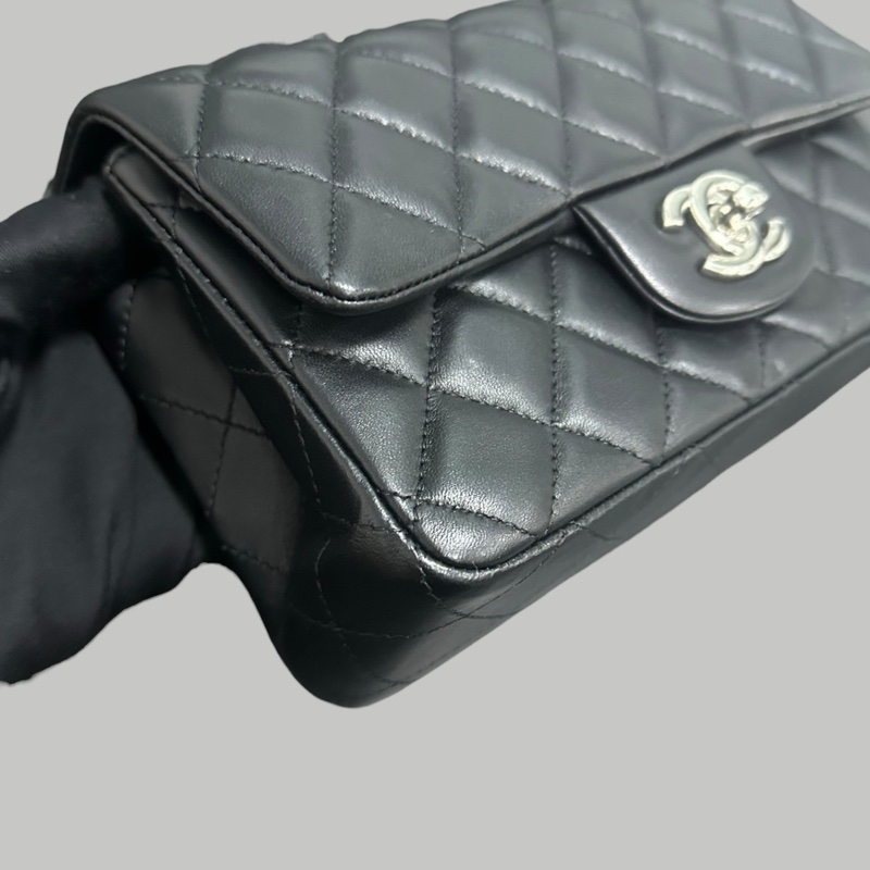 Chanel Lambskin 20cm 羊皮大mini-5